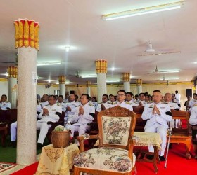 นายกเทศมนตรีตำบลภูวงเข้าร่วมพิธีบำเพ็ญกุศลทักษิณานุปทาน ณ อำเภอหนองสูง